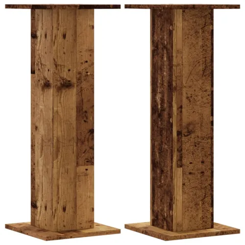 Stalci za zvučnike 2 kom 30 x 30 x 80 cm konstruirano drvo - Staro drvo 30 x 30 x 80 cm Staro drvo 30 x 30 x 80 cm Cijena