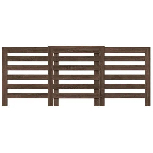 Maska za radijator - Pokrov za radijator hrasta sonome 205x21,5x83,5 cm - Smeđi hrast 205 x 21,5 x 83,5 cm vodoravne letvice Cijena