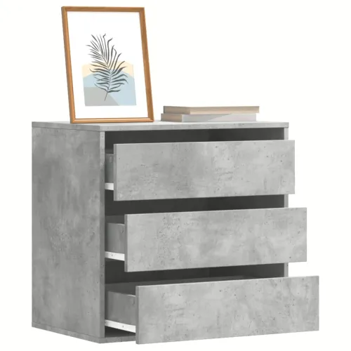 Kutni ladičar siva boja betona 60x41x58 cm konstruirano drvo - Beton siva 60 x 41 x 58 cm Cijena