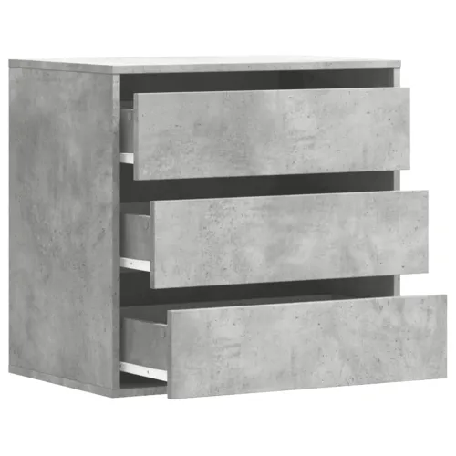 Kutni ladičar siva boja betona 60x41x58 cm konstruirano drvo - Beton siva 60 x 41 x 58 cm Cijena