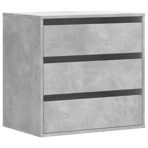 Kutni ladičar siva boja betona 60x41x58 cm konstruirano drvo - Beton siva 60 x 41 x 58 cm Cijena