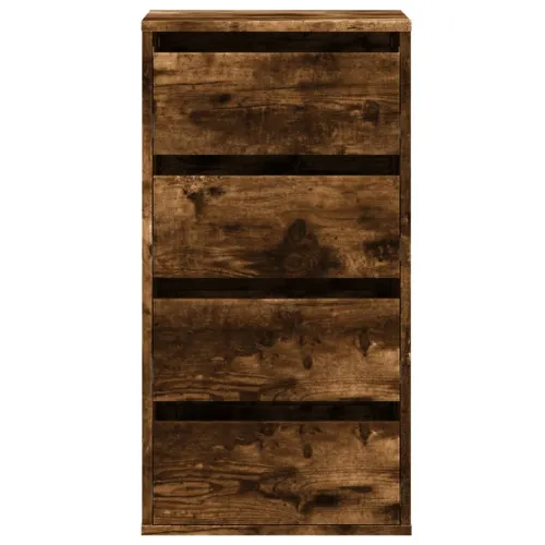 Kutni ladičar dimljena boja hrasta 40x41x76cm konstruirano drvo - Dimljeni hrast 40 x 41 x 76 cm Cijena