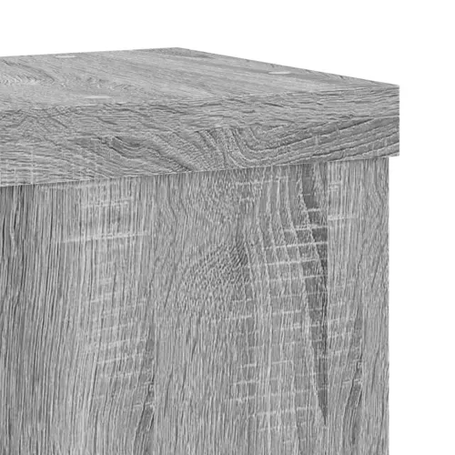 Stalci za biljke 2 kom boja hrasta 10x10x18cm konstruirano drvo - Siva Sonoma 10 x 10 x 18 cm Cijena
