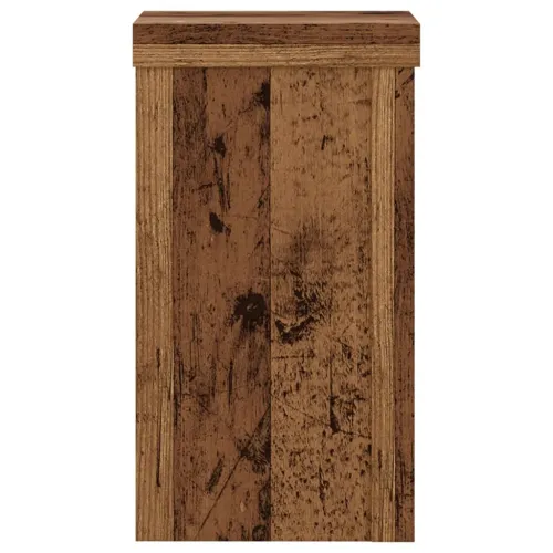Stalci za biljke 2 kom boja staro drvo 10x10x18 cm drveni - Staro drvo 10 x 10 x 18 cm Cijena