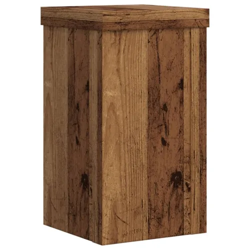 Stalci za biljke 2 kom boja staro drvo 10x10x18 cm drveni - Staro drvo 10 x 10 x 18 cm Cijena