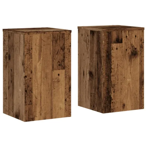 Stalci za biljke 2 kom boja staro drvo 30x30x50 cm drveni - Staro drvo 30 x 30 x 50 cm Cijena