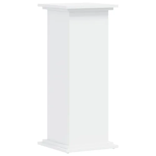 Stalak za biljke bijeli 33x33x80 cm konstruirano drvo - Bijela 33 x 33 x 80 cm 1 Bijela Cijena