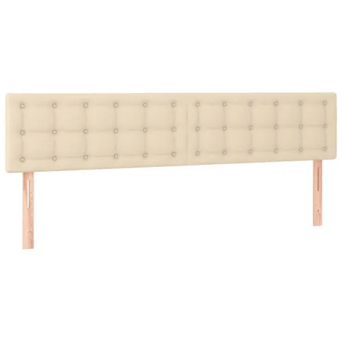 Krevet box spring s madracem krem 120 x 190 cm od tkanine - Krema 120 x 190 cm gumbi Krema Cijena
