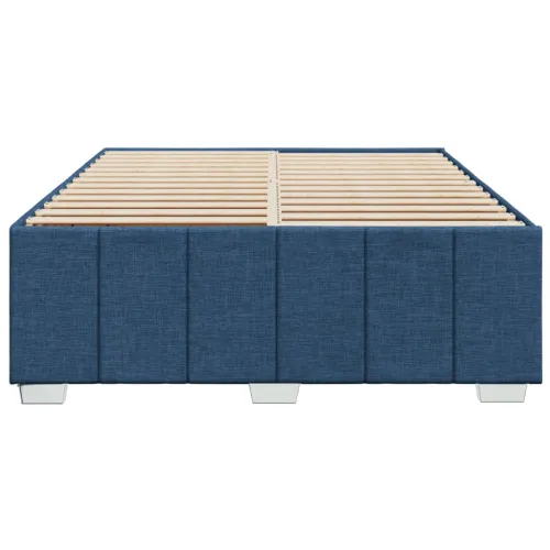Okvir za krevet bez madraca plavi 140 x 190 cm od tkanine - Plava 140 x 190 cm Cijena