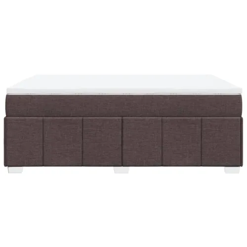 Boxspring - Krevet s oprugama i madracem tamnosmeđi 140x200 cm tkanina - Tamno smeđa 140 x 200 cm Cijena