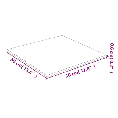 Prozirna stolna ploča 30 x 30 cm od kaljenog stakla - Transparentan 30 x 30 cm Cijena