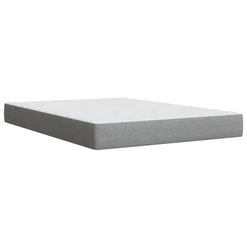 Krevet box spring s madracem svjetlosiva 160x200 cm tkanina - Svjetlosiva 160 x 200 cm Cijena