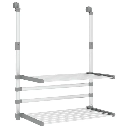 Stalak za sušenje za balkon 54 x 25 x 42 cm aluminijski - 54 x 25 x 42 cm 54 x 25 x 42 cm Cijena