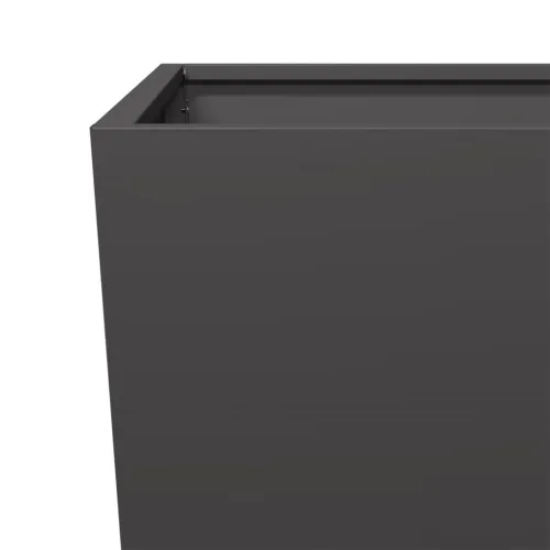 Vrtne sadilice 2 kom crne 35 x 35 x 75 cm čelične - Čelik/crna 35 x 35 x 75 cm 2 Cijena