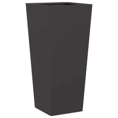 Vrtne sadilice 2 kom crne 35 x 35 x 75 cm čelične - Čelik/crna 35 x 35 x 75 cm 2 Cijena