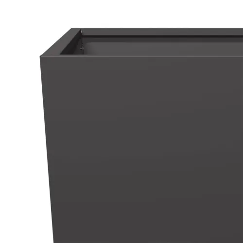 Vrtne sadilice 2 kom crne 45x45x75 cm čelične - Čelik/crna 45 x 45 x 75 cm 2 Cijena