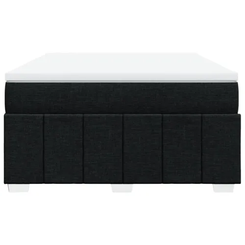 Boxspring - Krevet s oprugama i madracem crni 140x200 cm od tkanine - Crna 140 x 200 cm Cijena