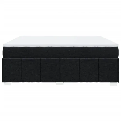 Boxspring - Krevet s oprugama i madracem crni 180x200 cm od tkanine - Crna 180 x 200 cm Cijena