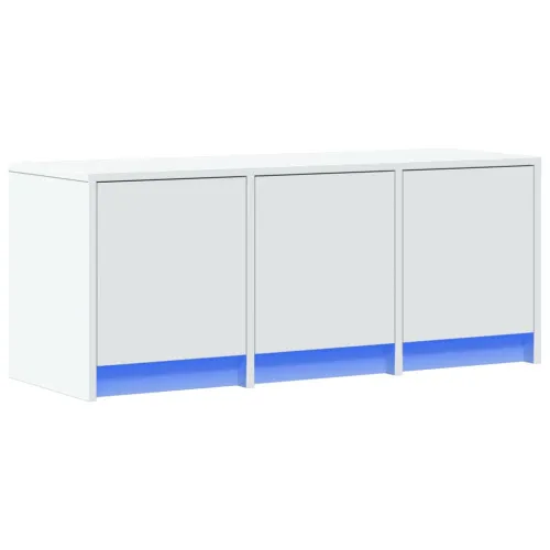 TV ormarić LED bijeli 97x34x40 cm od konstruiranog drva - Bijela 97 cm Cijena