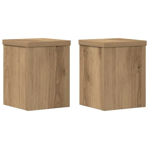 Stalci za biljke 2 kom boja hrasta 15x15x20 cm drveni - Boja hrasta 15 x 15 x 20 cm Cijena