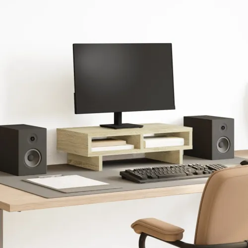Stalak za monitor boja hrasta 50x27x15 cm konstruirano drvo - sonoma hrast 50 x 27 x 15 cm Sonoma hrast 50 x 27 x 15 cm Cijena
