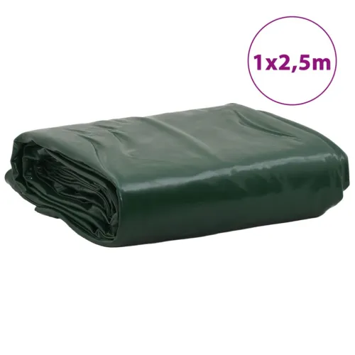Cerada zelena 1 x 2,5 m 650 g/m² - Zelena 1 x 2.5 m 1 s ušicama Cijena