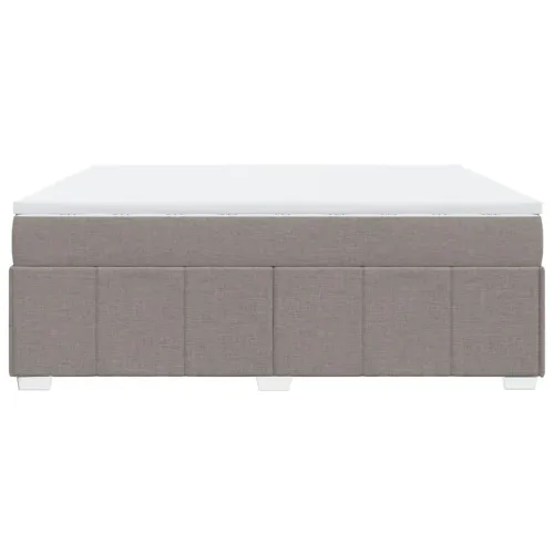 Boxspring - Krevet s oprugama i madracem smeđesivi 180x200 cm tkanina - Sivo-smeđa 180 x 200 cm Cijena