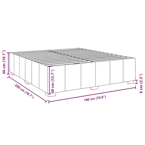 Boxspring - Krevet s oprugama i madracem smeđesivi 180x200 cm tkanina - Sivo-smeđa 180 x 200 cm Cijena