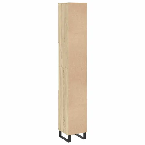 Kupaonski ormarić boja hrasta 30x30x190 cm konstruirano drvo - Sonoma hrast Cijena