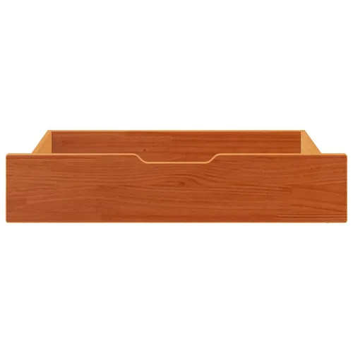 Ladice ispod kreveta 2 kom voštano smeđe 80x55x17cm od borovine - Voštano smeđa 80 x 55 x 16 cm Cijena