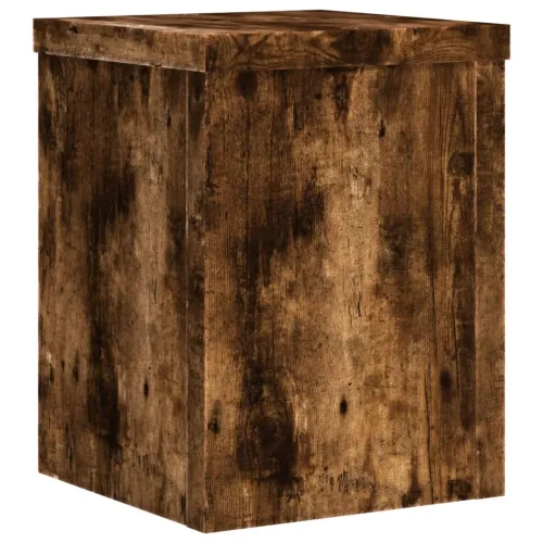 Stalci za biljke 2 kom boja hrasta 15 x 15 x 20 cm drveni - Dimljeni hrast 15 x 15 x 20 cm Cijena