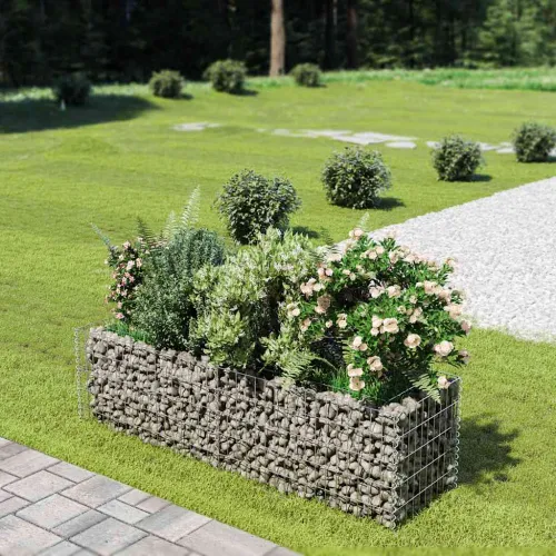 Gabionska sadilica od pocinčanog čelika 180 x 50 x 50 cm - 180 x 50 x 50 cm 1 180 x 50 x 50 cm Cijena