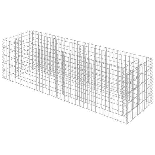 Gabionska sadilica od pocinčanog čelika 180 x 50 x 50 cm - 180 x 50 x 50 cm 1 180 x 50 x 50 cm Cijena