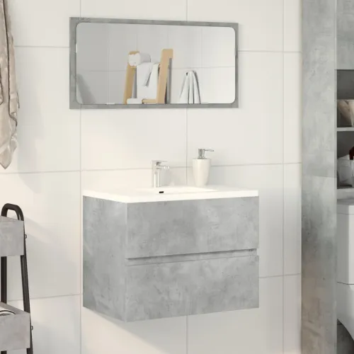 Kupaonski ormarić boja betona 60x38,5x45 cm konstruirano drvo - Beton siva 60 x 38.5 x 45 cm Cijena