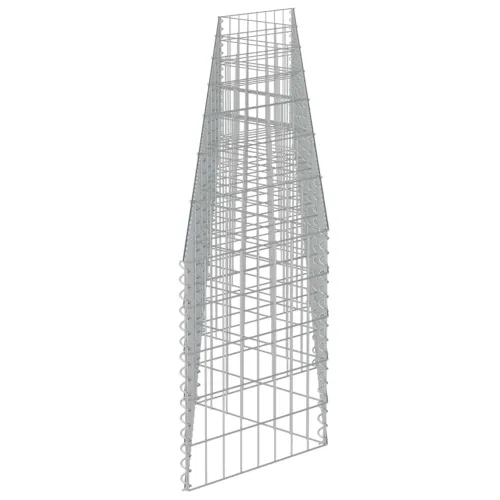 Gabionski zid od pocinčanog čelika 450 x 30 x 50 cm - 450 x 30 x 50 cm Cijena