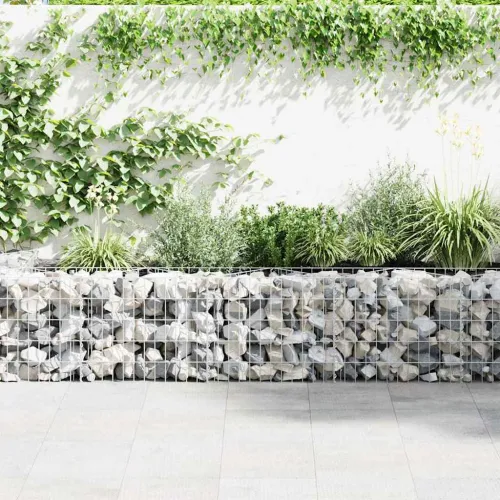 Gabionski zid od pocinčanog čelika 450 x 30 x 50 cm - 450 x 30 x 50 cm Cijena