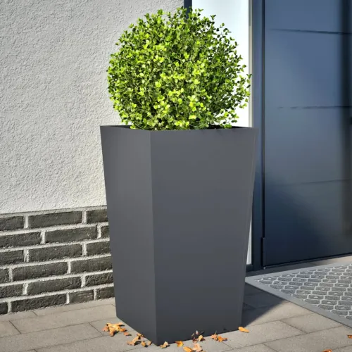 Vrtne sadilice 2 kom antracit 45x45x75 cm čelične - Čelik/antracit 45 x 45 x 75 cm 2 Cijena