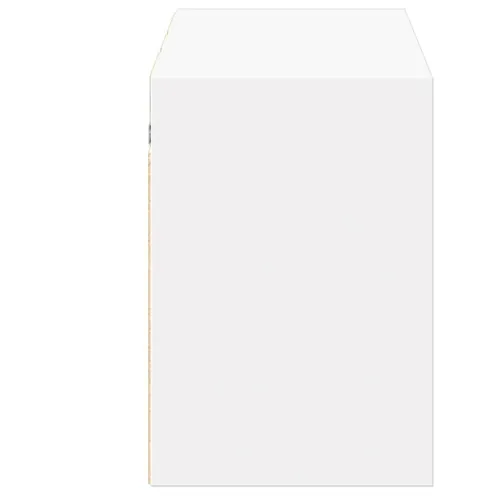Zidni TV ormarić s LED svjetlima bijeli 130x31x45 cm - Bijela 1 130 cm Cijena
