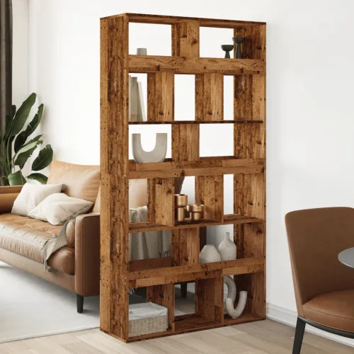 Paravan - Sobna pregrada boja drva 100 x 33 x 187,5 cm konstruirano drvo - Staro drvo 1 187.5 cm Staro drvo Cijena