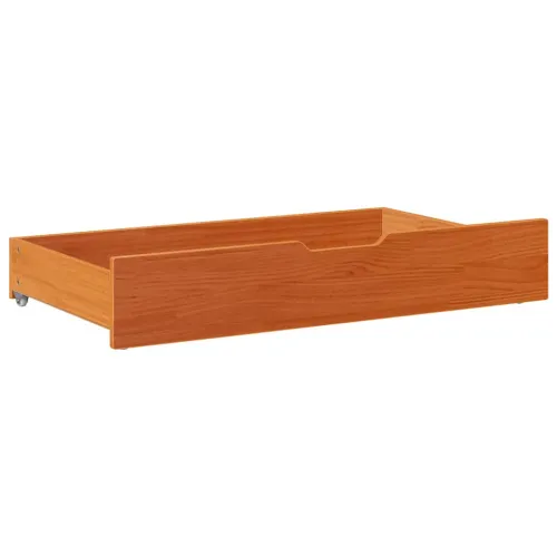 Ladice ispod kreveta 2 kom voštano smeđe 95x55x17cm od borovine - Voštano smeđa 95 x 55 x 16 cm Cijena