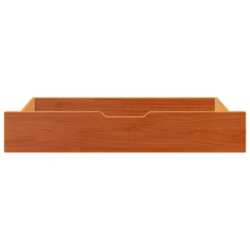 Ladice ispod kreveta 2 kom voštano smeđe 95x55x17cm od borovine - Voštano smeđa 95 x 55 x 16 cm Cijena