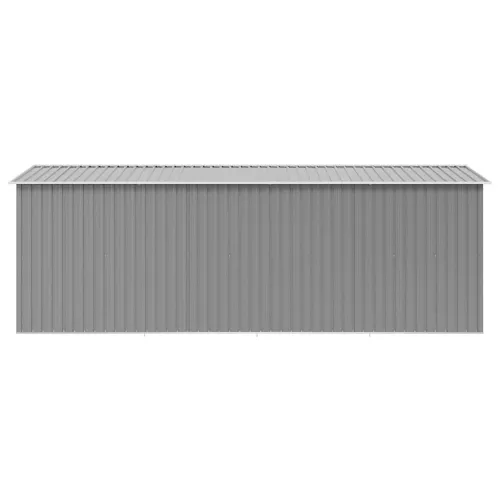 Vrtna kućica - Vrtno spremište 257 x 489 x 181 cm metalno sivo - Siva 257 x 489 x 181 cm Cijena