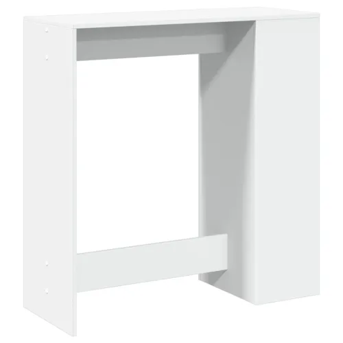 Barski stol s držačima bijeli 101x40x103,5 cm drveni - Bijela 1 Cijena