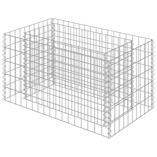 Gabionska sadilica od pocinčanog čelika 90 x 50 x 50 cm - 90 x 50 x 50 cm 1 90 x 50 x 50 cm Cijena
