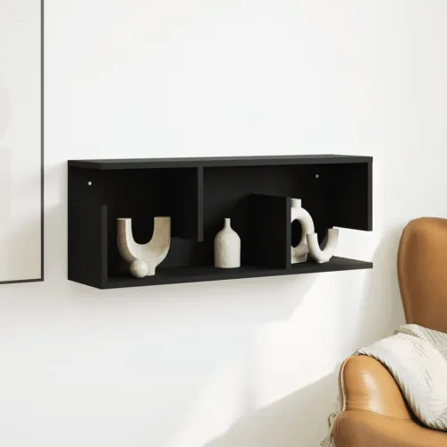 Zidni ormarić crni 80x20x30 cm od konstruiranog drva - Crna 80 x 20 x 30 cm 1 1 Cijena