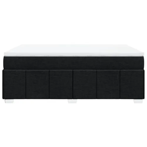 Boxspring - Krevet s oprugama i madracem crni 160x200 cm od tkanine - Crna 160 x 200 cm Cijena
