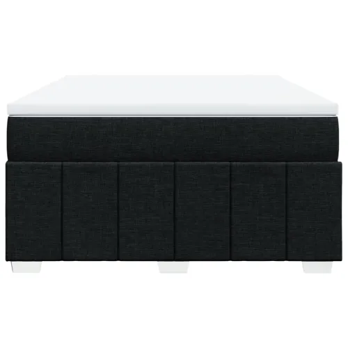 Boxspring - Krevet s oprugama i madracem crni 160x200 cm od tkanine - Crna 160 x 200 cm Cijena