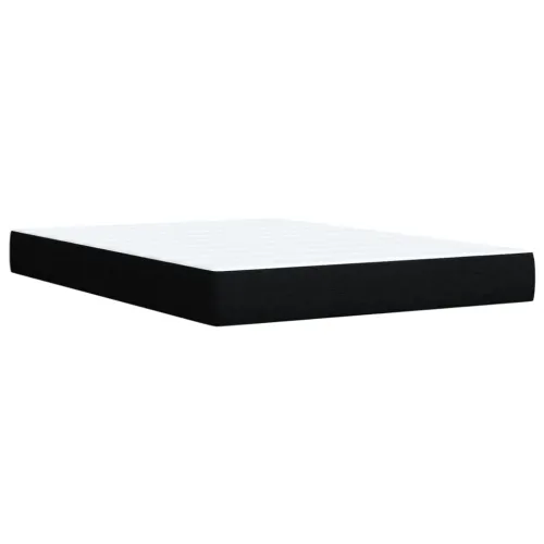 Boxspring - Krevet s oprugama i madracem crni 160x200 cm od tkanine - Crna 160 x 200 cm Cijena
