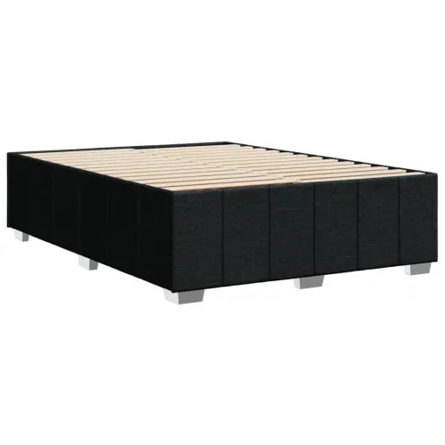 Okvir za krevet bez madraca crni 160x200 cm od tkanine - Crna 160 x 200 cm Cijena