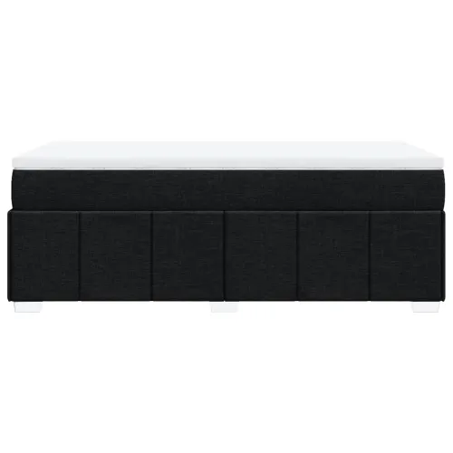 Box spring krevet s madracem crni 80 x 200 cm od tkanine - Crna 80 x 200 cm Cijena